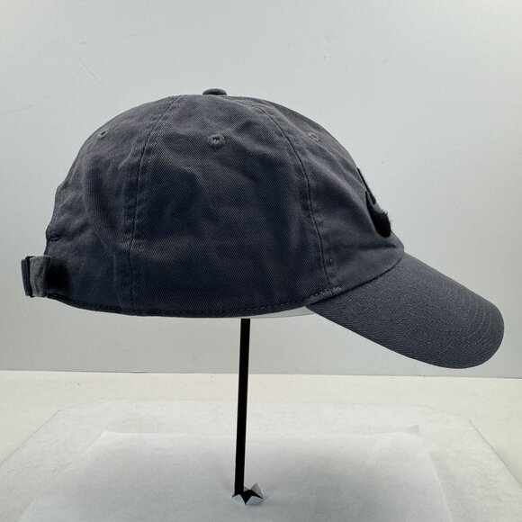 Nike Heritage86 Adjustable Baseball Cap Gray Black Embroidered Logo Strap Back - Picture 8 of 10